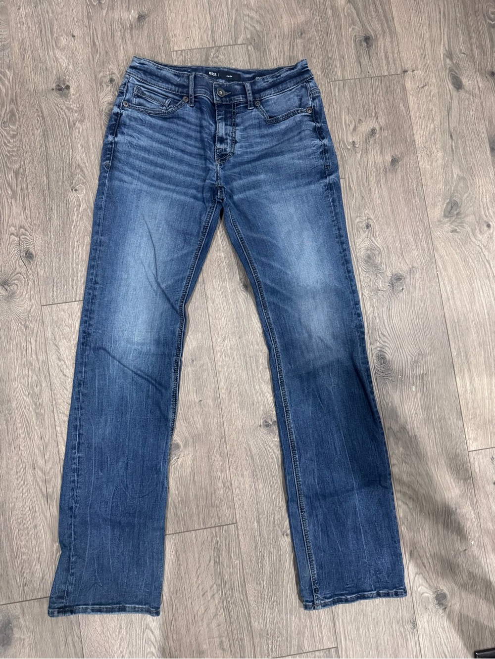 Men's Buckle Aiden Blue Straight-Leg Jeans size